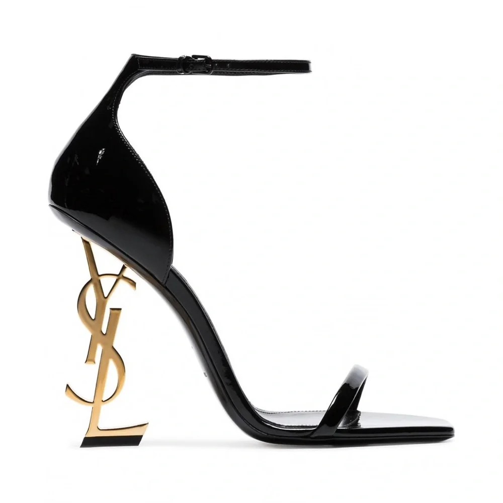 SOLD Saint Laurent- Opyum 110mm YSL heel sandals - Picture 1 of 14
